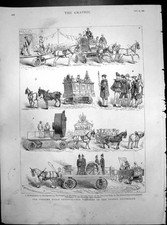 Old print preston for sale  UK