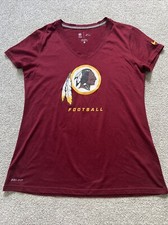 Camiseta feminina Washington Redskins futebol Nike Dri-Fit tamanho grande, usado comprar usado  Enviando para Brazil
