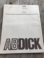 Abdick operating instructions for sale  Eugene