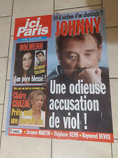 Poster johnny hallyday d'occasion  Ambillou