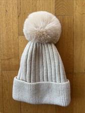 Cream bcbgeneration beanie for sale  CHELMSFORD