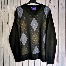 argyle golf jumper for sale  MELROSE