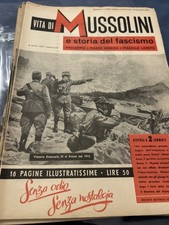 Fascicoli vita mussolini usato  Carbonia