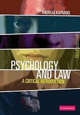 Psychology law critical for sale  Shipping to Ireland