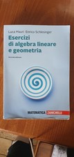 Esercizi algebra lineare usato Esercizi algebra lineare usato  Verceia