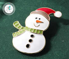 Brosche weihnachten schneemann gebraucht kaufen  Hannover