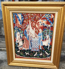 Vintage needlepoint medieval for sale  Bethel