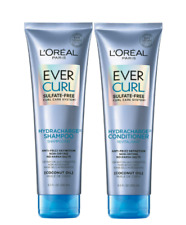 Usado, Kit de xampu e condicionador L'Oréal Paris EverCurl para cabelos cacheados, 8,5 onças, cada comprar usado  Enviando para Brazil