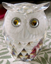 Swarovski crystal owl for sale  FAREHAM