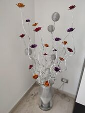Lampada terra floreale usato  Rozzano