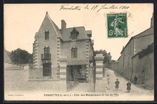 CPA Fondettes, Villa des Marganeaux et rue du Paty 1911  comprar usado  Enviando para Brazil