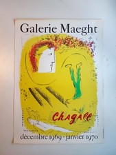 Marc chagall affiche d'occasion  Coucy-le-Château-Auffrique