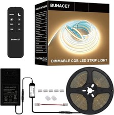 TIRA DE LUCES LED BUNACET MAZORCA 2880LEDs Luces LED MAZORCA Brillantes 20FT, 3000K - Negro segunda mano  Embacar hacia Mexico