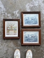 Ridged wooden picture for sale  Carol Stream
