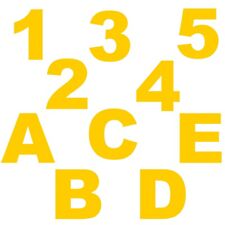 Buchstaben zahlen aufkleber gebraucht kaufen  Grafenrheinfeld