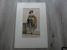Gravure costume membres d'occasion  Saint-Brevin-les-Pins