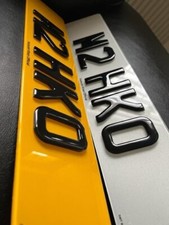 Gel number plates for sale  UK