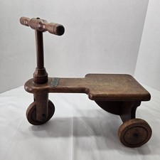 Triciclo vintage primitivo de madeira infantil 3 rodas comprar usado  Enviando para Brazil
