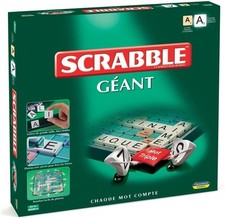 Scrabble MegaBleu - gra towarzyska, francuska, 2-4 graczy, od 8 lat, używany na sprzedaż  PL