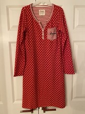 Nightdress red white for sale  LONDON