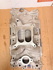Usado, Coletor de admissão Edelbrock 2701 Performer EPS para Chevy 1955-86 bloco pequeno USADO comprar usado  Enviando para Brazil