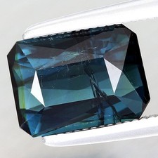 Octógono azul natural 1,4 ct t.w 8x5,9 mm㖤�Turmalina indicolita Moçambique, África comprar usado  Enviando para Brazil