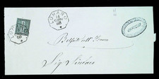 Regno 1888 lettera usato  Sannicandro di Bari