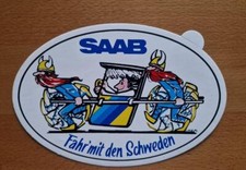 Retro aufkleber saab gebraucht kaufen  Deutschland