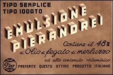 Pubblicita 1935 emulsione usato  Biella