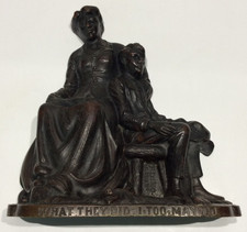 Antique bronze statue for sale  SPALDING