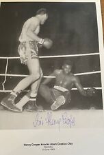 Henry cooper signed for sale  PENARTH