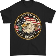 Camiseta unissex EUA 250º aniversário 1776-2026 Eagle Liberty American Patriotic comprar usado Camiseta unissex EUA 250º aniversário 1776-2026 Eagle Liberty American Patriotic comprar usado  Enviando para Brazil