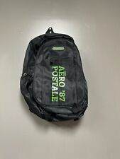 Mochila preta Aeropostale '87 (16"x13") nova sem etiquetas comprar usado  Enviando para Brazil