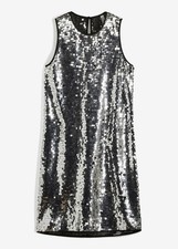 Pailletten kleid silber gebraucht kaufen  Deutschland
