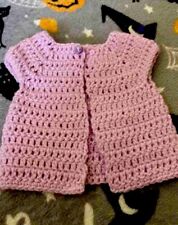 Crochet baby smock for sale  GRIMSBY