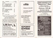 1979 leeds united for sale  SCARBOROUGH