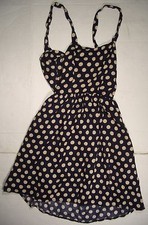  VESTIDO DE PRAIA FEMININO "FLOR DE PEDRA" LINDO BOLINHAS COSTAS ABERTAS TAMANHO: P  comprar usado  Enviando para Brazil