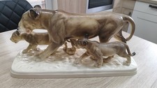 Porzellan löwin jungtieren gebraucht kaufen  Pattensen