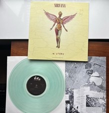 Usado, Nirvana In Utero 1993 Original Owner US Press Clear Vinyl LP LIMITED EDITION EX  comprar usado  Enviando para Brazil