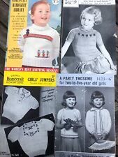 Vintage knitting patterns for sale  RIPLEY