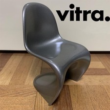 Cadeira Panton Vitra Design Museum coleção miniatura escala 1/6 prata metálica comprar usado  Enviando para Brazil