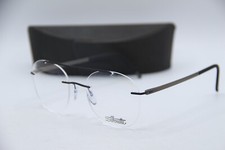 NOVO ÓCULOS SILHOUETTE SPX 5567 LV 9040 PRETO GUNMETAL ARMAÇÃO AUTÊNTICA 51-19, usado comprar usado  Enviando para Brazil