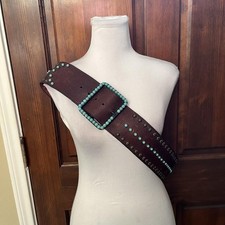 Turquoise studded brown for sale  Katy