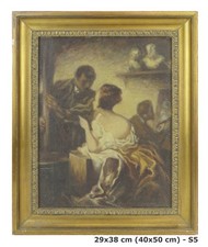 Quadro antico ritratto usato  Torino