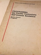 Programma del partito usato  Firenze