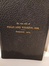 Leather bound bible for sale  BARNSLEY