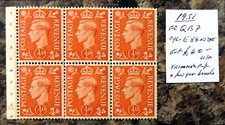 GB 1951 G.VI - Painel de cilindro 1/2d U/M conforme descrito GS29 comprar usado  Enviando para Brazil