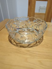 crystal trifle bowl for sale  BIRMINGHAM