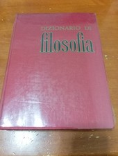 Dizionario fisolofia autore usato  Vivaro Romano