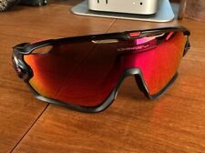 Óculos de sol Oakley Jaw Breaker preto vermelho fogo lentes irídio feitas nos EUA comprar usado  Enviando para Brazil